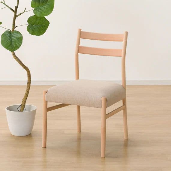 美品◎　Nシールド　ダイニングチェア　１脚　ナチュラルカラー