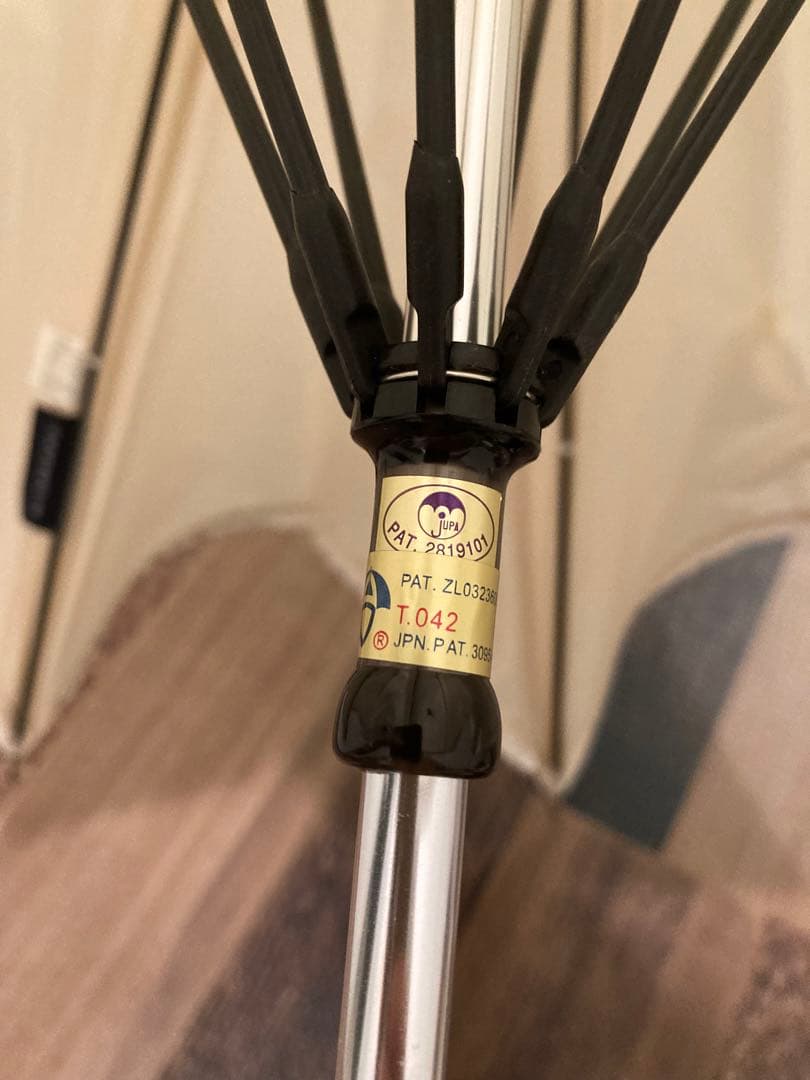 極美　Burberry バーバリー　日傘　UV アイボリー×ベージュノバチェック