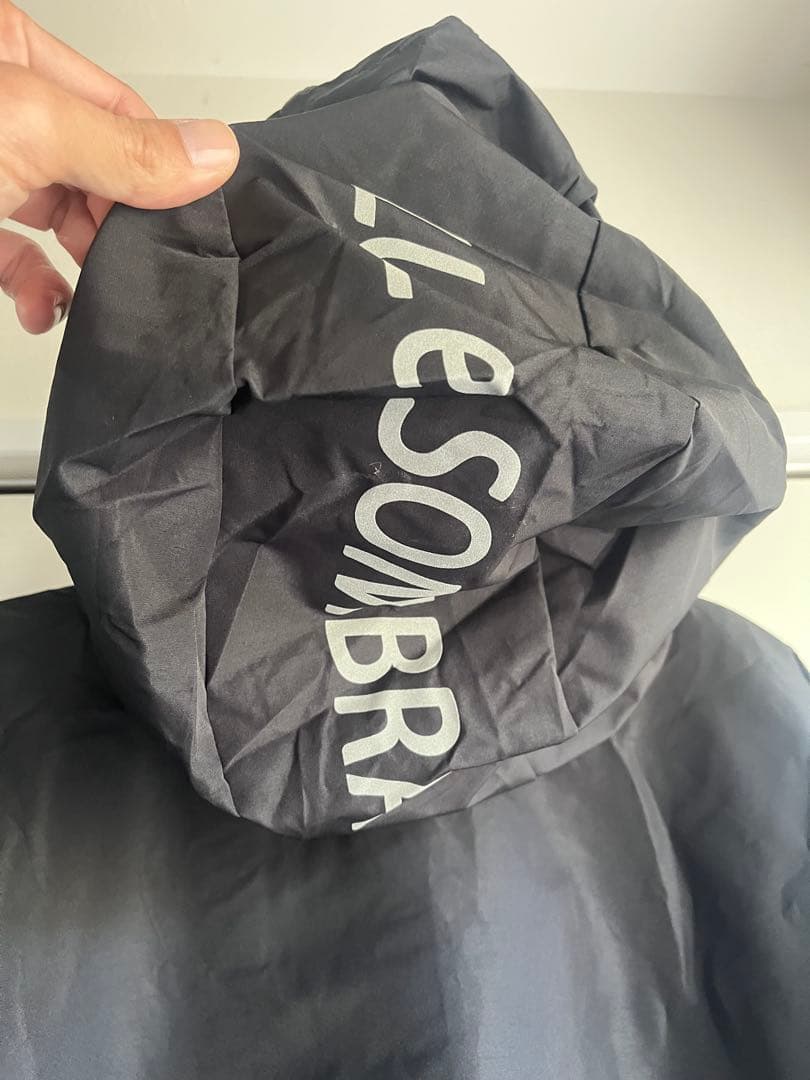 ルースイソンブラ　ポンチョ　ブラック　レインコート　サッカー　フットサル