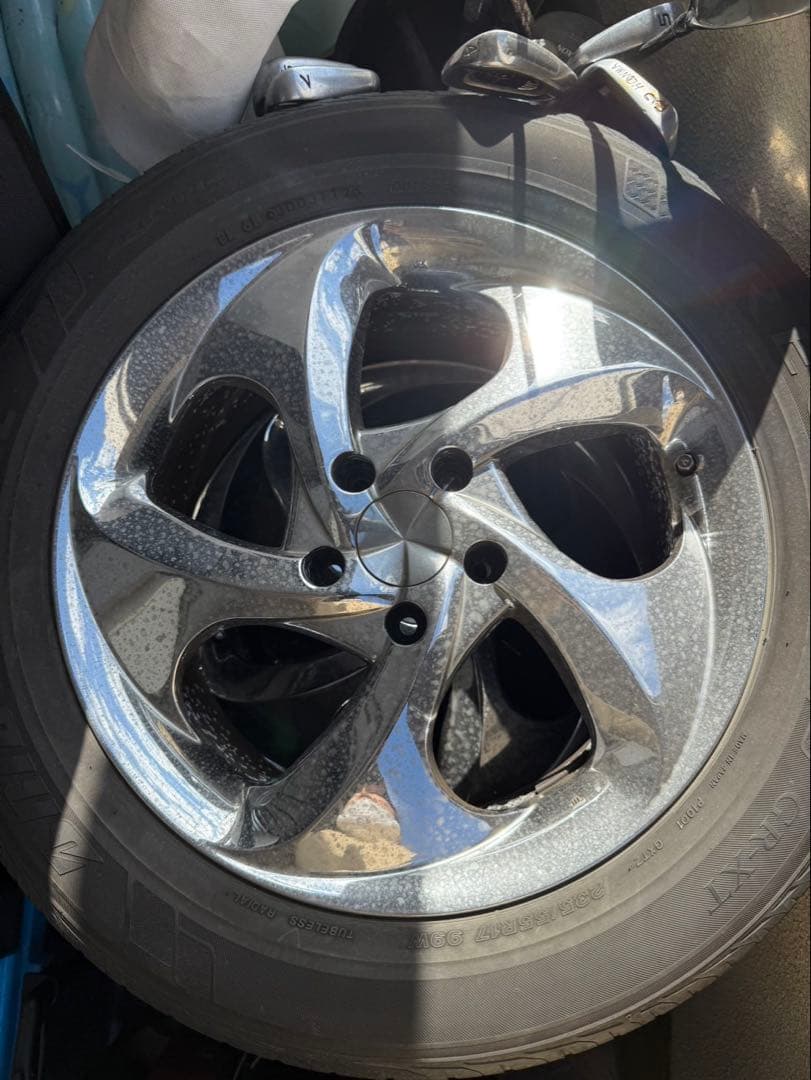 メッキホイールになります‼️ 不要な為出品致します。 17インチ‼️