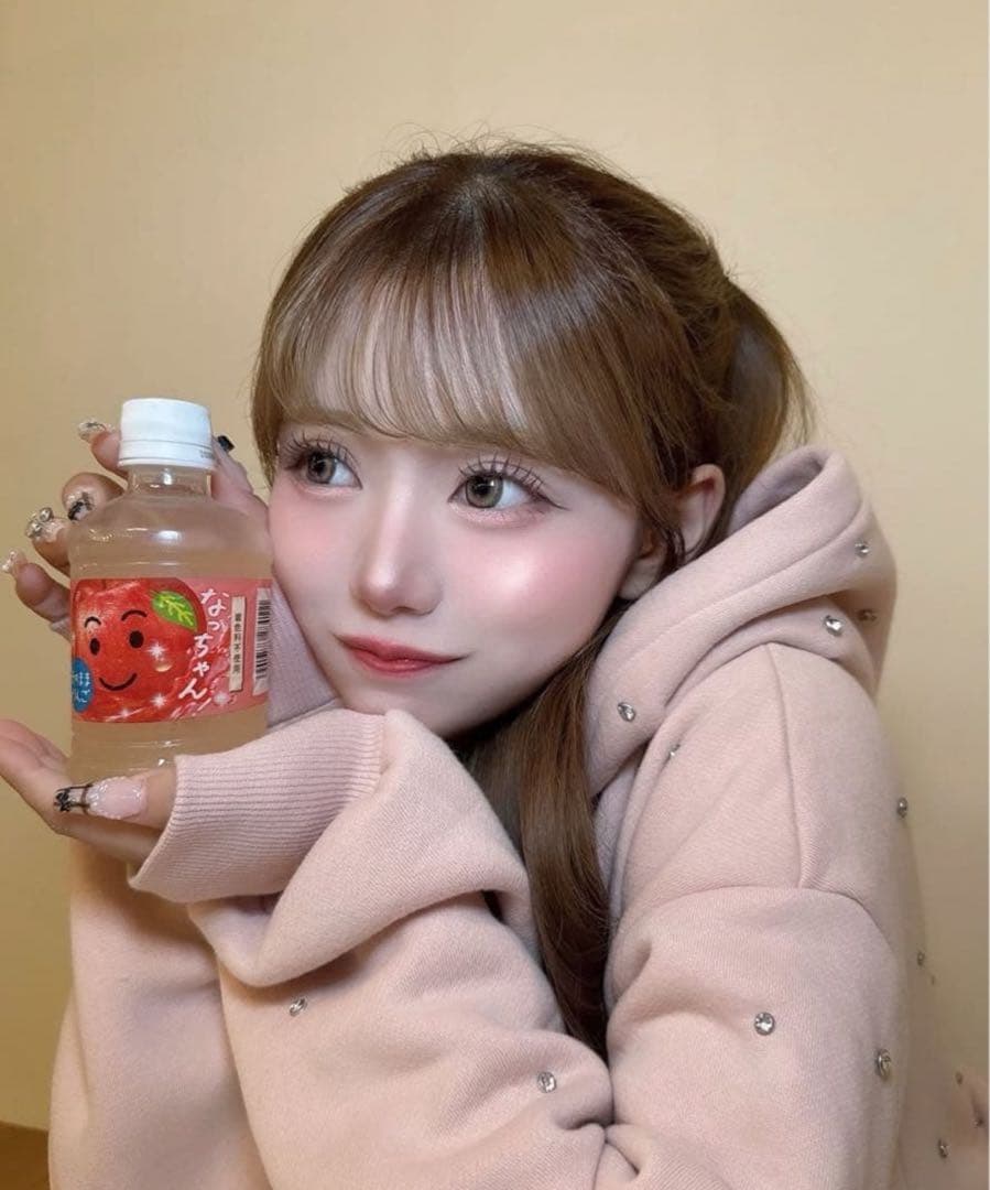 新品タグ付 ダーリッチ ピンク DDロゴビジュージップパーカー F フリー