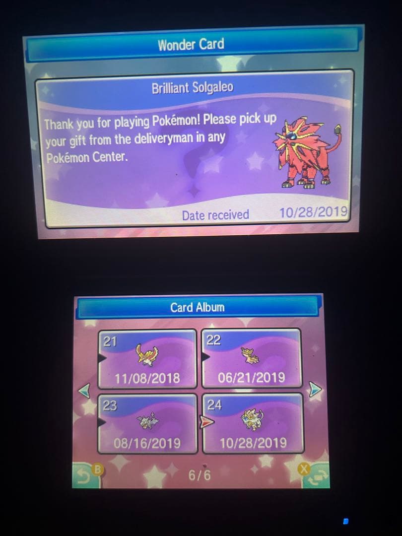 ポケモン　北米版　海外版　ムーン　配布　未受け取り