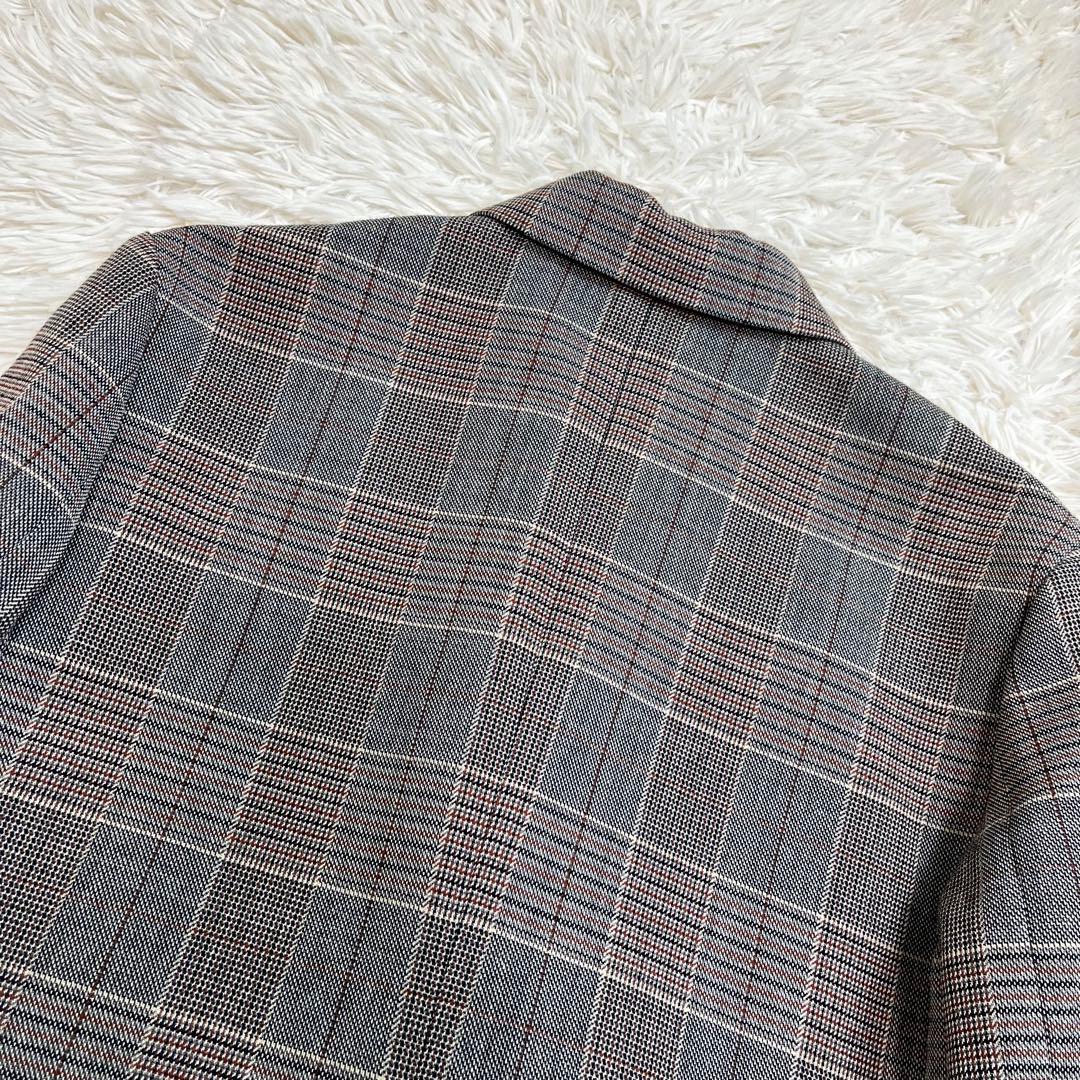 極美品 MACPHEE ダブルブレスト テーラード ジャケット チェック