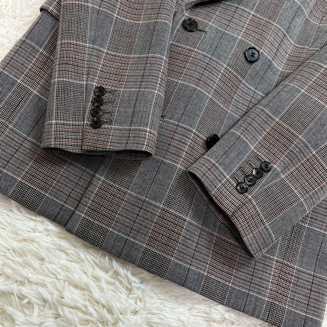 極美品 MACPHEE ダブルブレスト テーラード ジャケット チェック