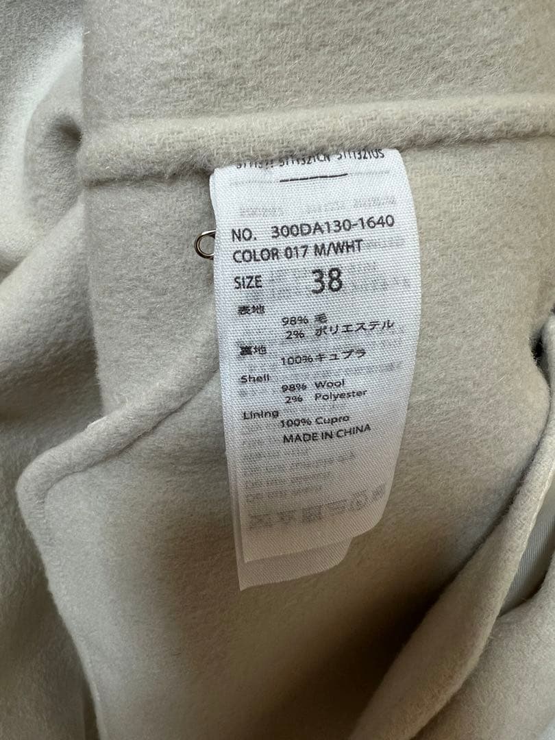 noanoa⭐️  ENFOLD ウールリバーコート　38
