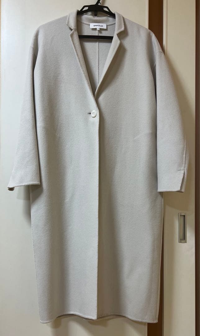 noanoa⭐️  ENFOLD ウールリバーコート　38