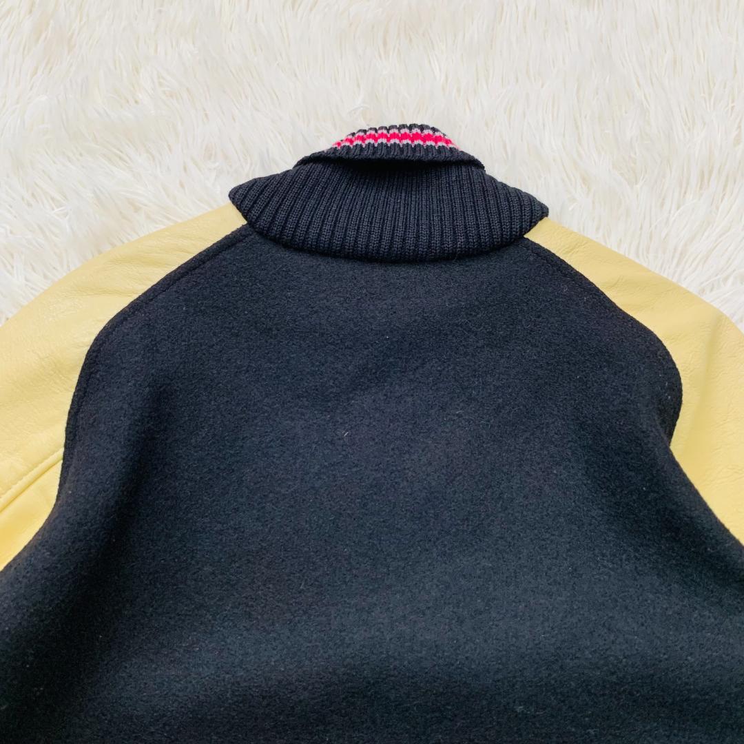 USA製 SKOOKUM アワードジャケット 袖レザー スタジャン 36