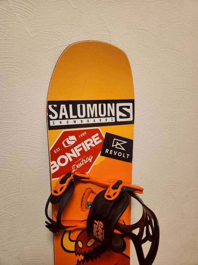 SALOMON キッズスノーボードセット 120cm Toy Machine