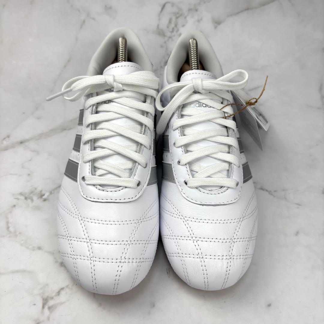 【新品】adidas テコンドー シューレース スニーカー 23 レザー 白