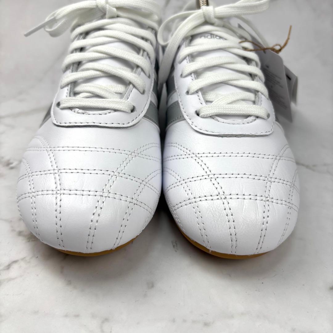 【新品】adidas テコンドー シューレース スニーカー 23 レザー 白