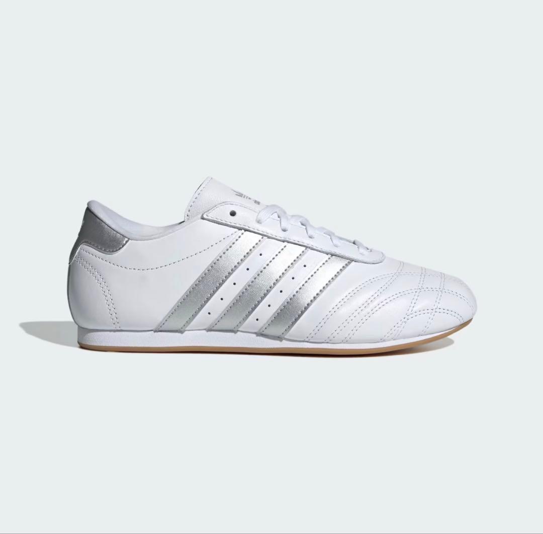【新品】adidas テコンドー シューレース スニーカー 23 レザー 白