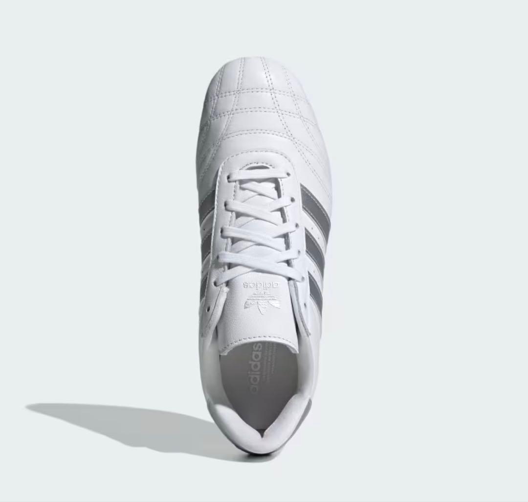 【新品】adidas テコンドー シューレース スニーカー 23 レザー 白