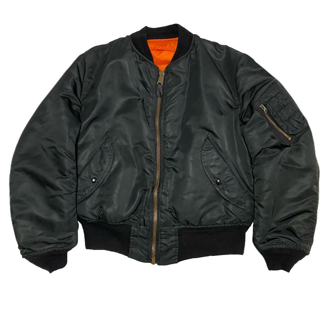 80s USA製 ALPHA MA-1 Flight Bomber Jacket