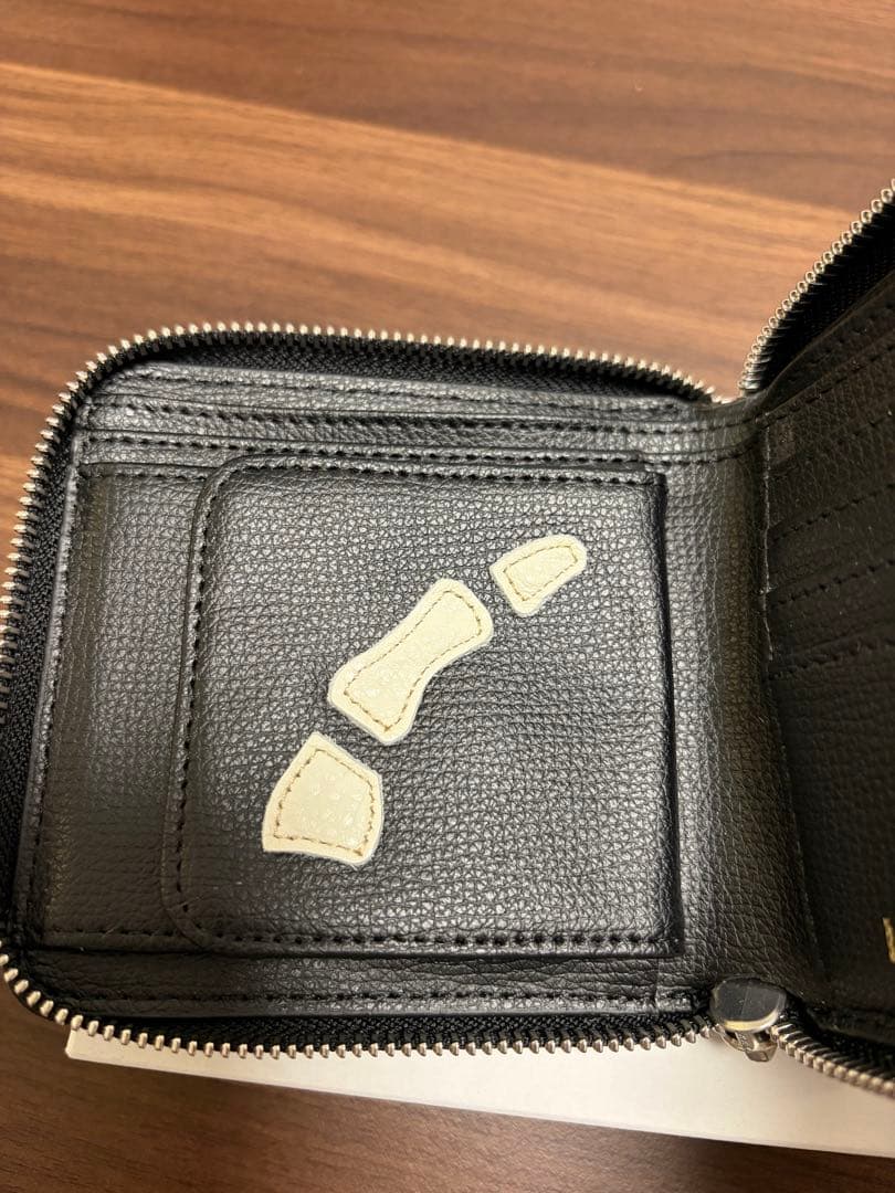 KAPITAL BONE WALLET M 黒 こつこつ