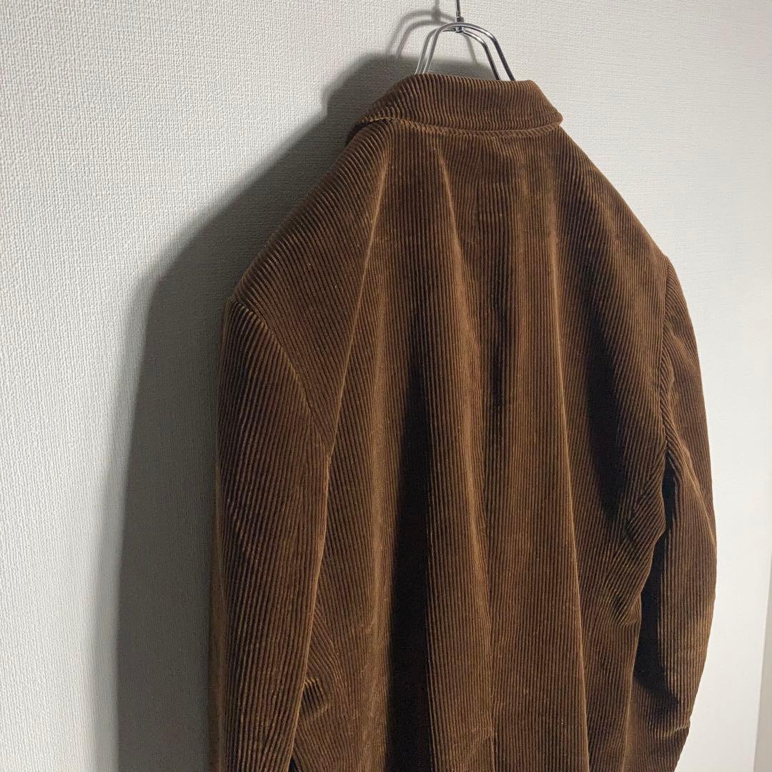 RALPH LAUREN ヘビー太畝コーデュロイテーラードジャケット 茶色 M.