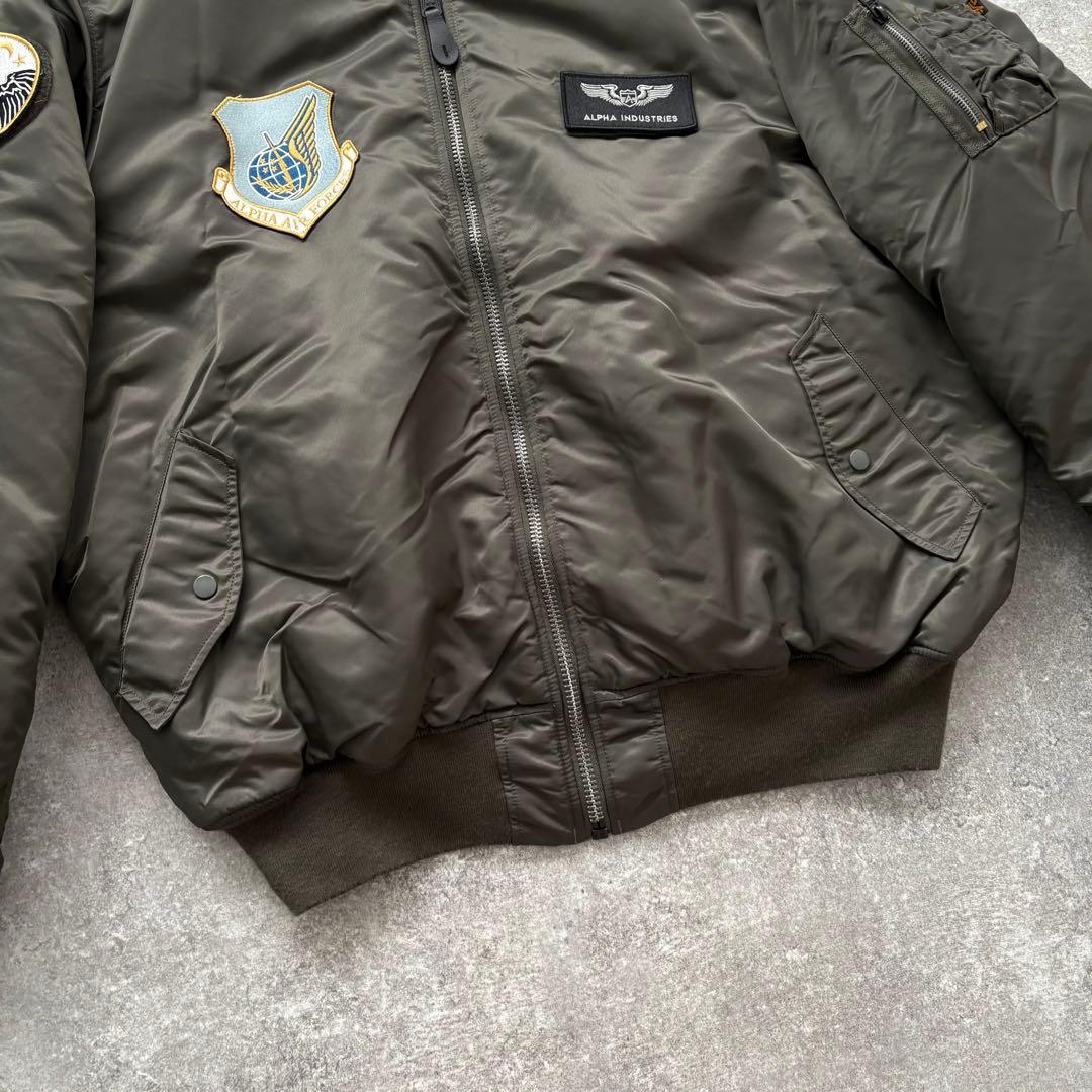 【ALPHA INDUSTRIES】 MA-1 フライトジャケット ビッグサイズ