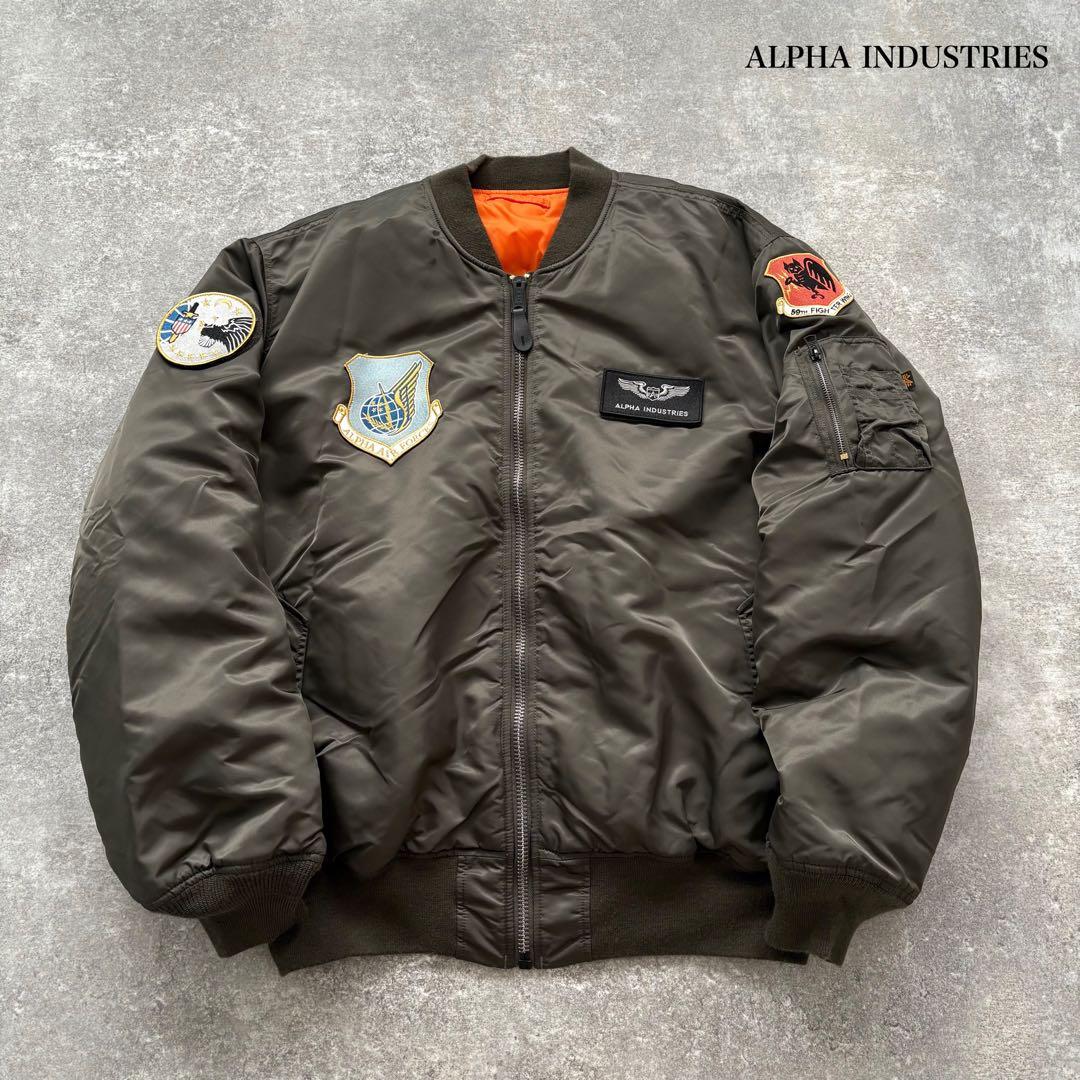 【ALPHA INDUSTRIES】 MA-1 フライトジャケット ビッグサイズ