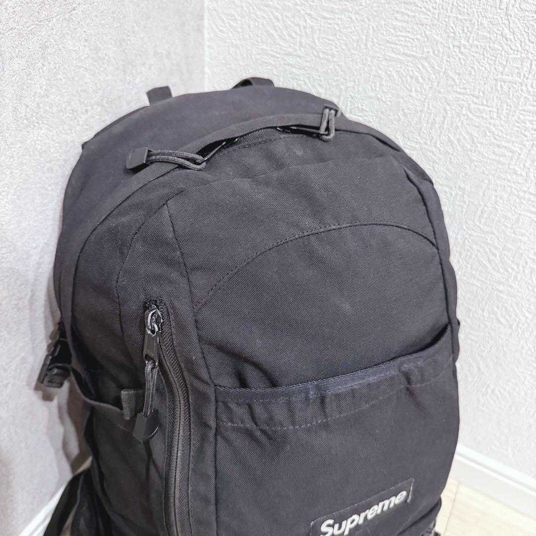 激レア★Supreme バックパック　2010ss　大容量　黒　旅行　リュック