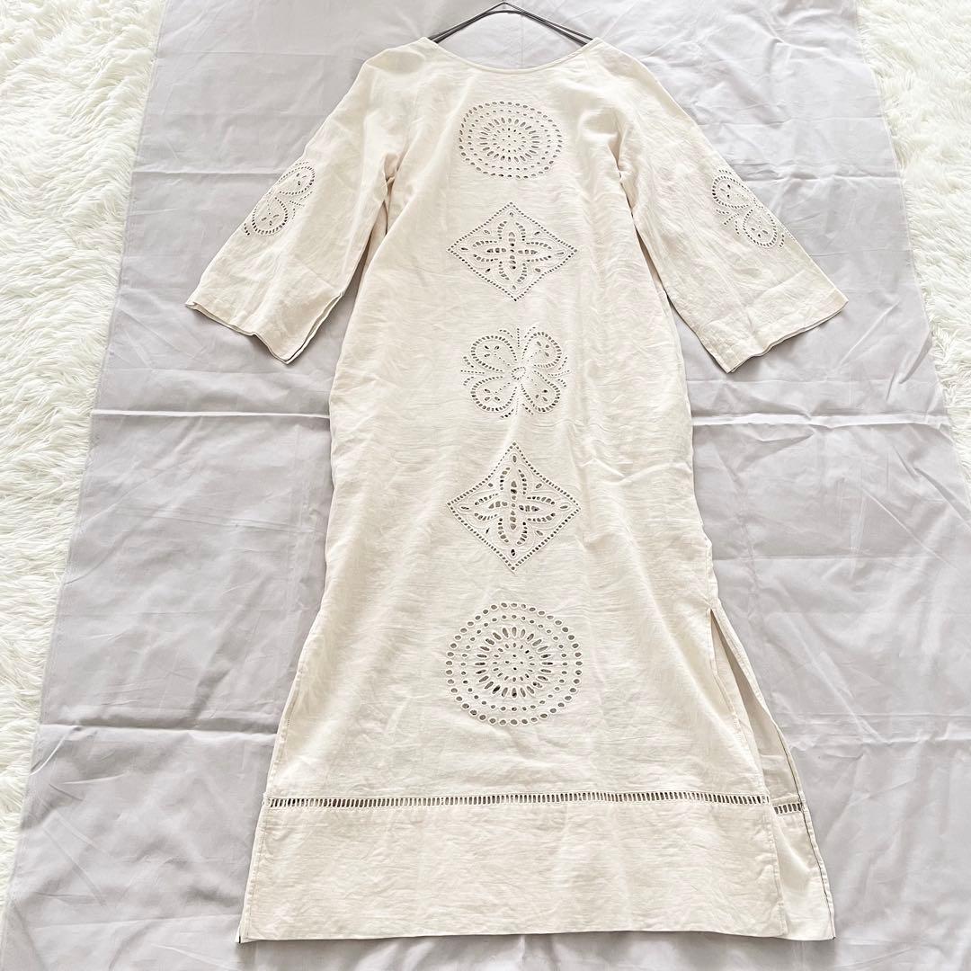 HOUSE OF LOTUS モザイクエンブロイダリーワンピース