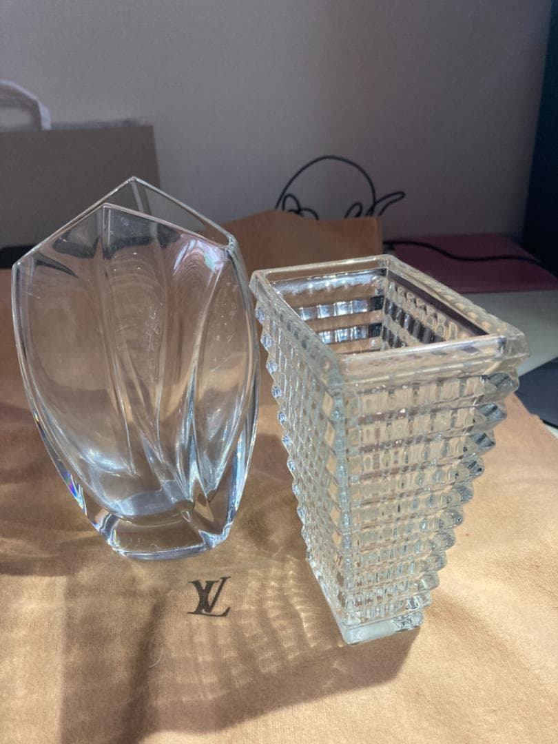 バカラ ジベルニー　他　花瓶2点セット