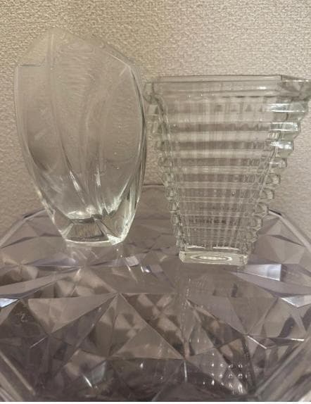 バカラ ジベルニー　他　花瓶2点セット