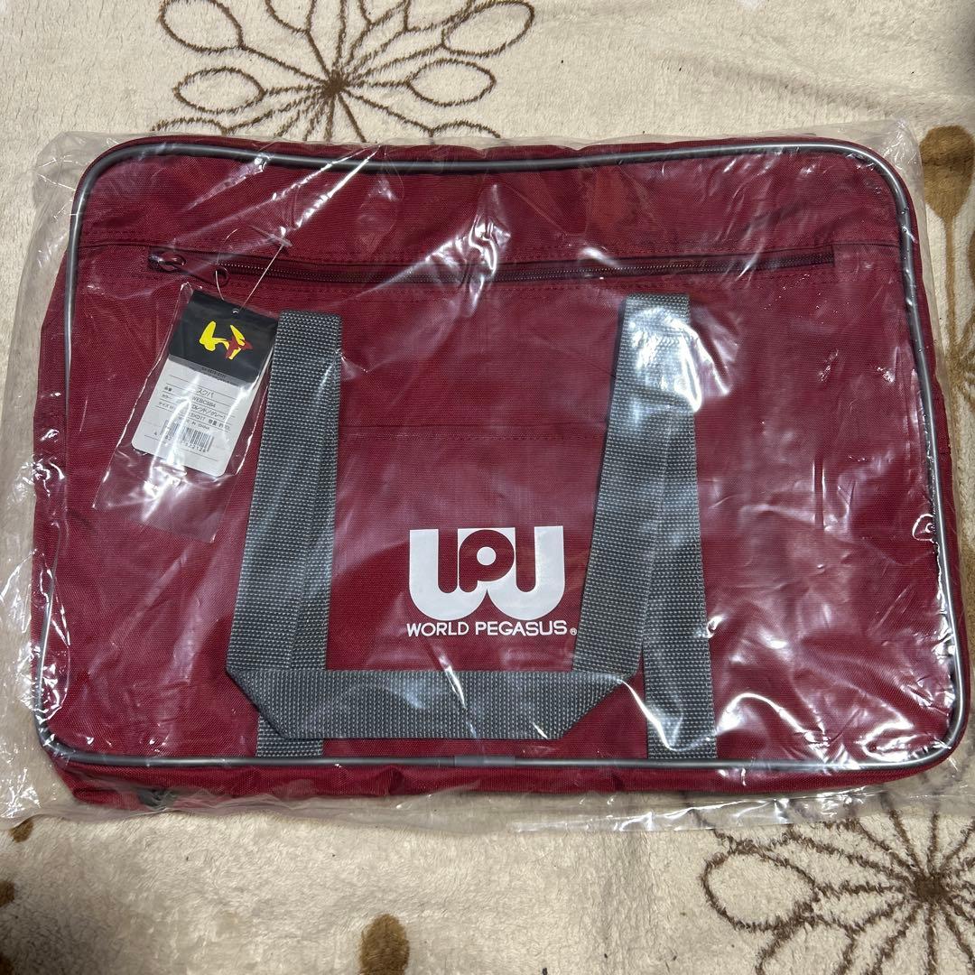 新品未使用品【旧型ワッペ】マルミ運動具店 ワールドペガサス【赤色】レッド