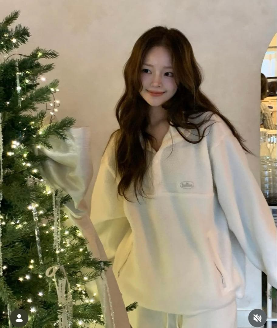 2/8まで値下げ新品 Fleece Half-Snap Pullover