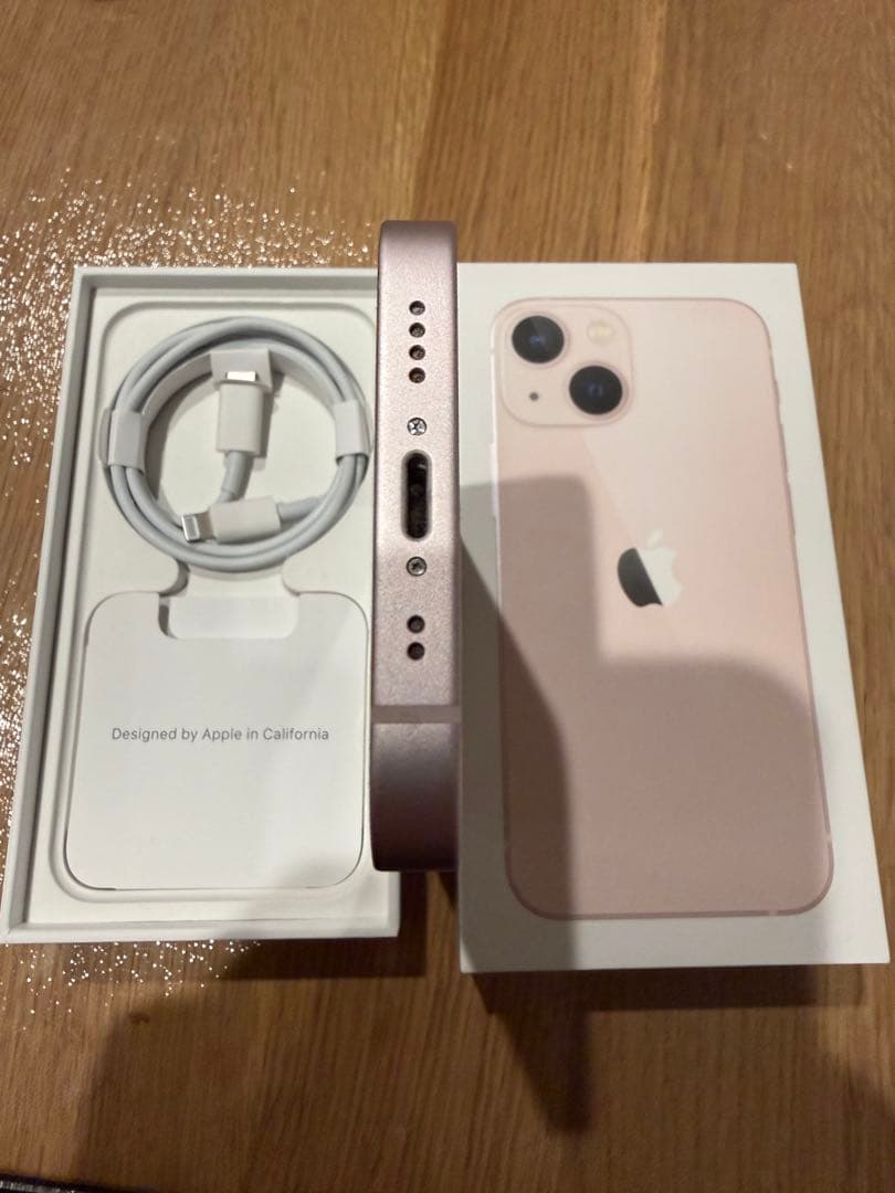 simフリー　iPhone 13 mini ピンク　128gb