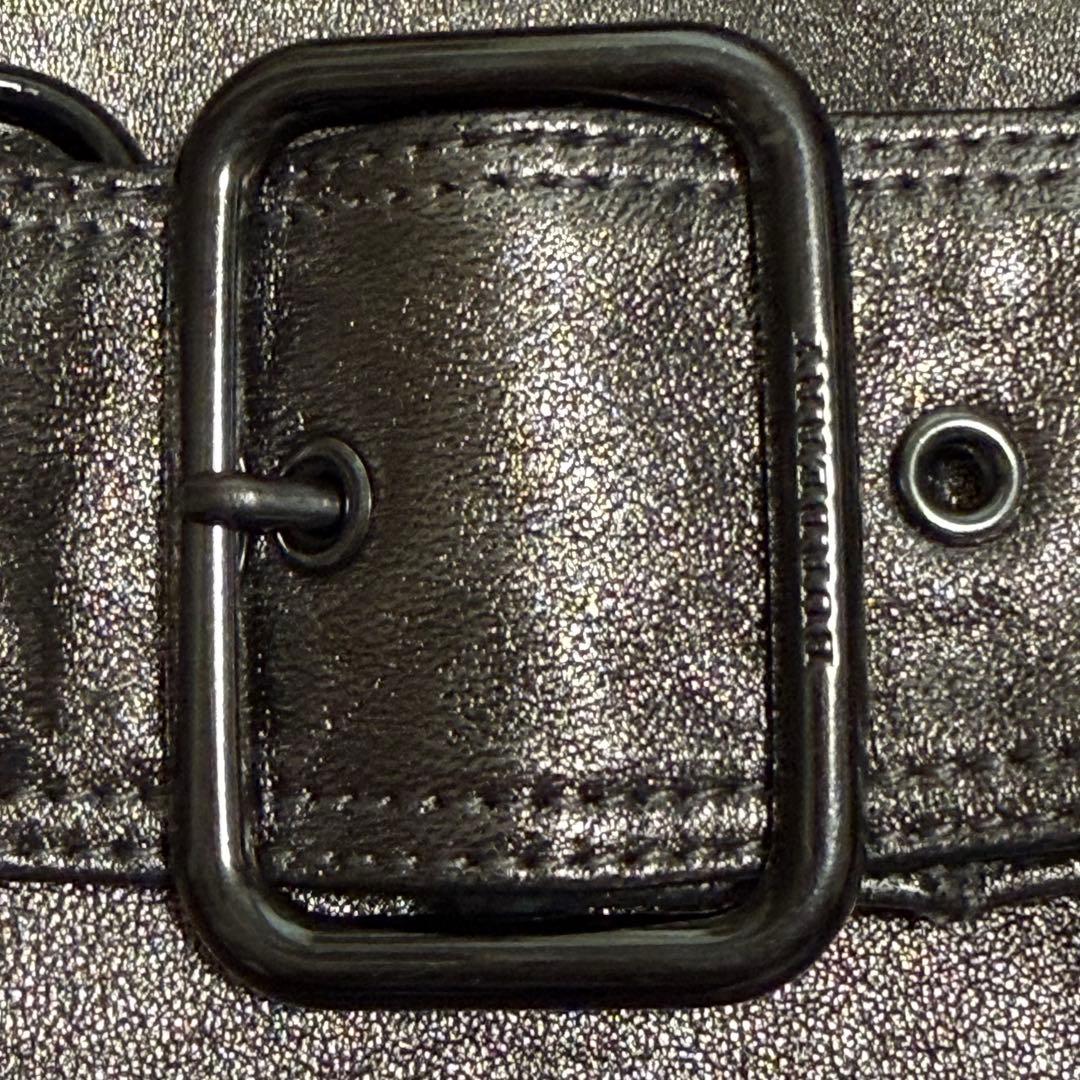 未使用タグ付き　バーバリーロンドン　ラムレザー トレンチコート　ノバチェック