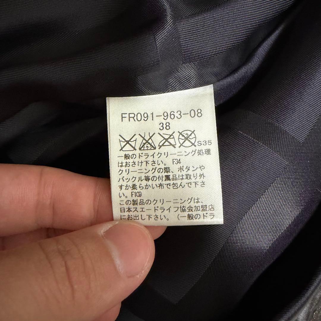 未使用タグ付き　バーバリーロンドン　ラムレザー トレンチコート　ノバチェック