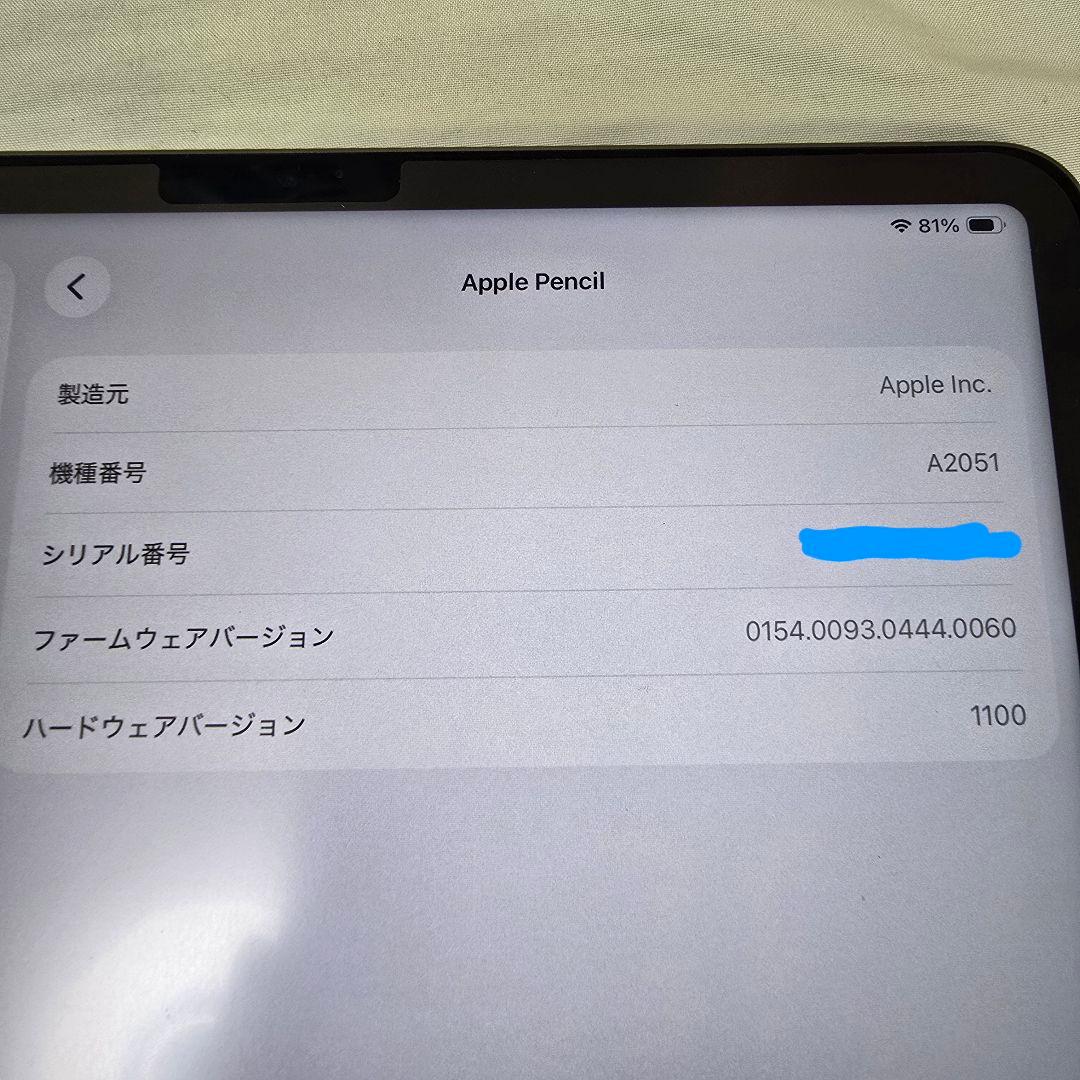 iPad Pro 12.9 第5世代 128GB + Apple Pencil