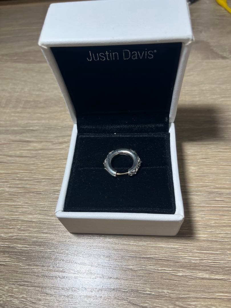 JUSTIN DAVIS SEJ703 ピアス　箱、保証書付き美品