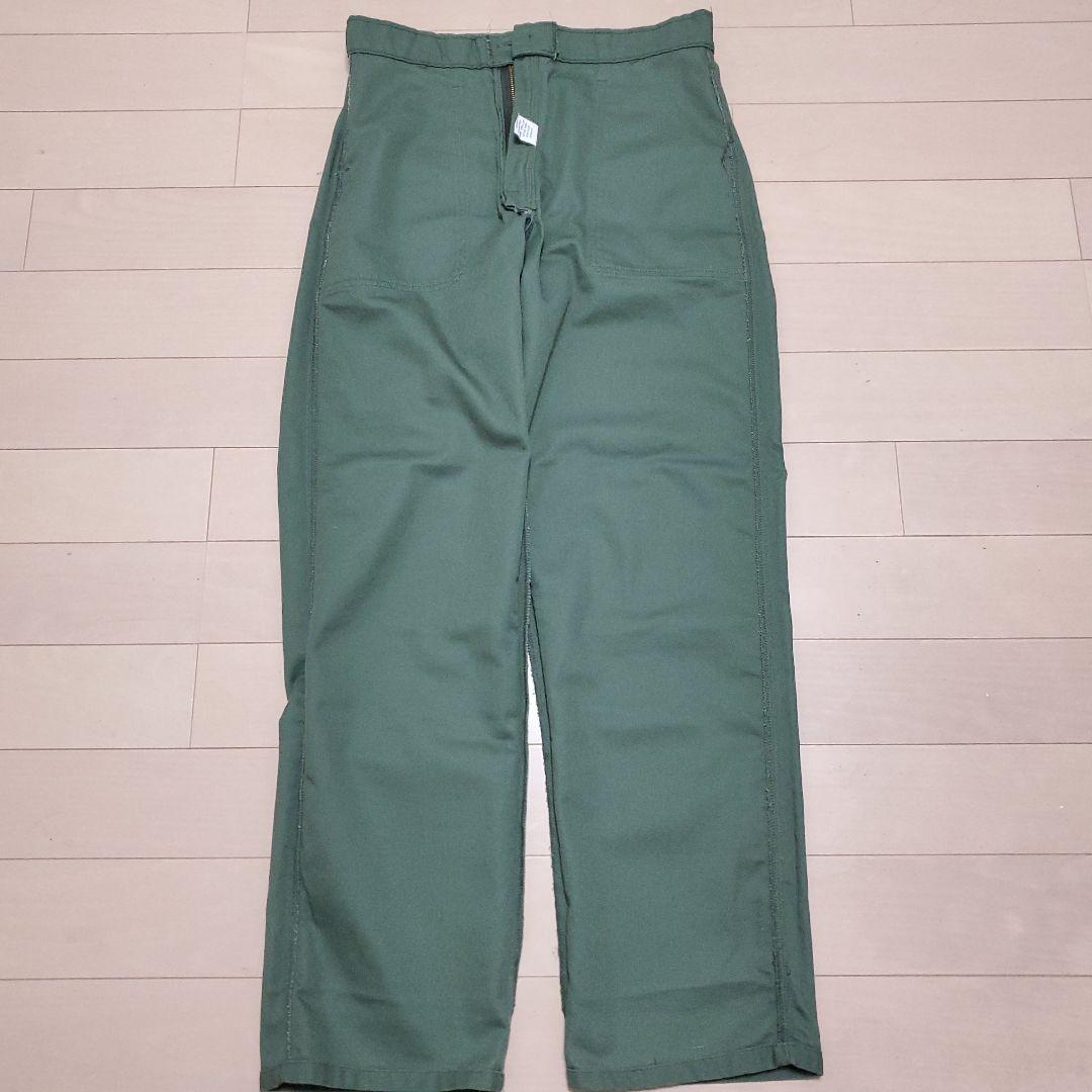 GUNG HO/ガンホー ベイカーパンツ カーキ 裾上無 MADE IN USA