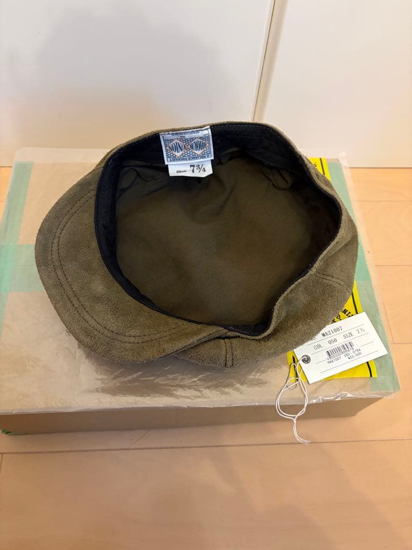 ザ リアルマッコイズ 8HU LEATHER WELDER CAP キャスケット