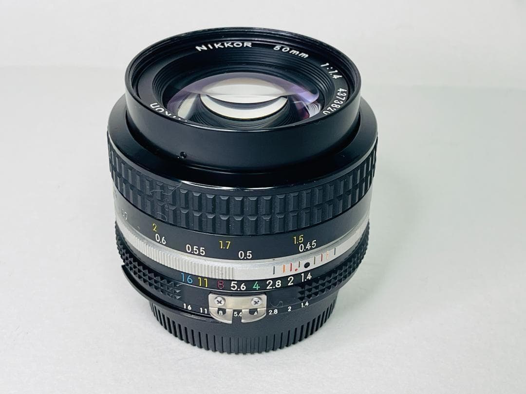 ニコン Nikon Ai 50mm F1.4 単焦点 マニュアル レンズ 美品