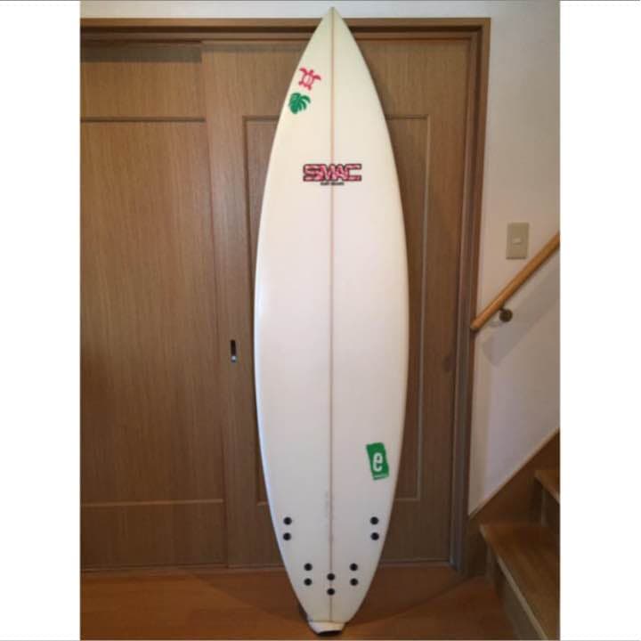 中古 SMAC surfboard 長さ6.6