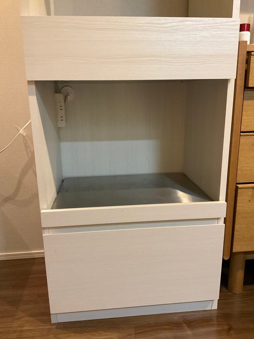 く*ん様 フランフラン/パセレンジボード/ホワイト/木目/収納/キッチン/60c