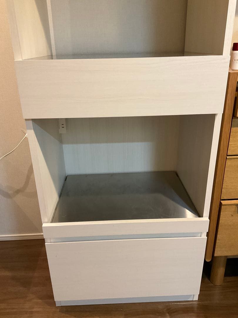 く*ん様 フランフラン/パセレンジボード/ホワイト/木目/収納/キッチン/60c