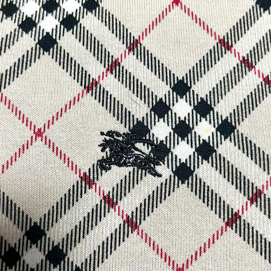✨希少✨Burberry ジップアップパーカー ノバチェック ロゴジップ M相当