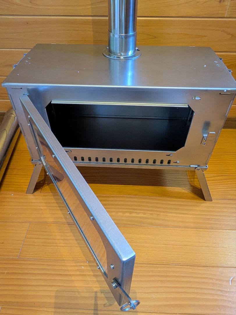 折りたたみ式ステンレス製薪ストーブ ·焚き火台