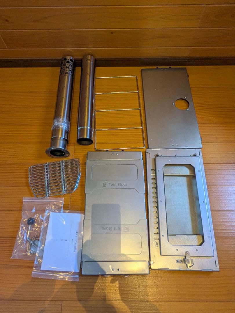 折りたたみ式ステンレス製薪ストーブ ·焚き火台