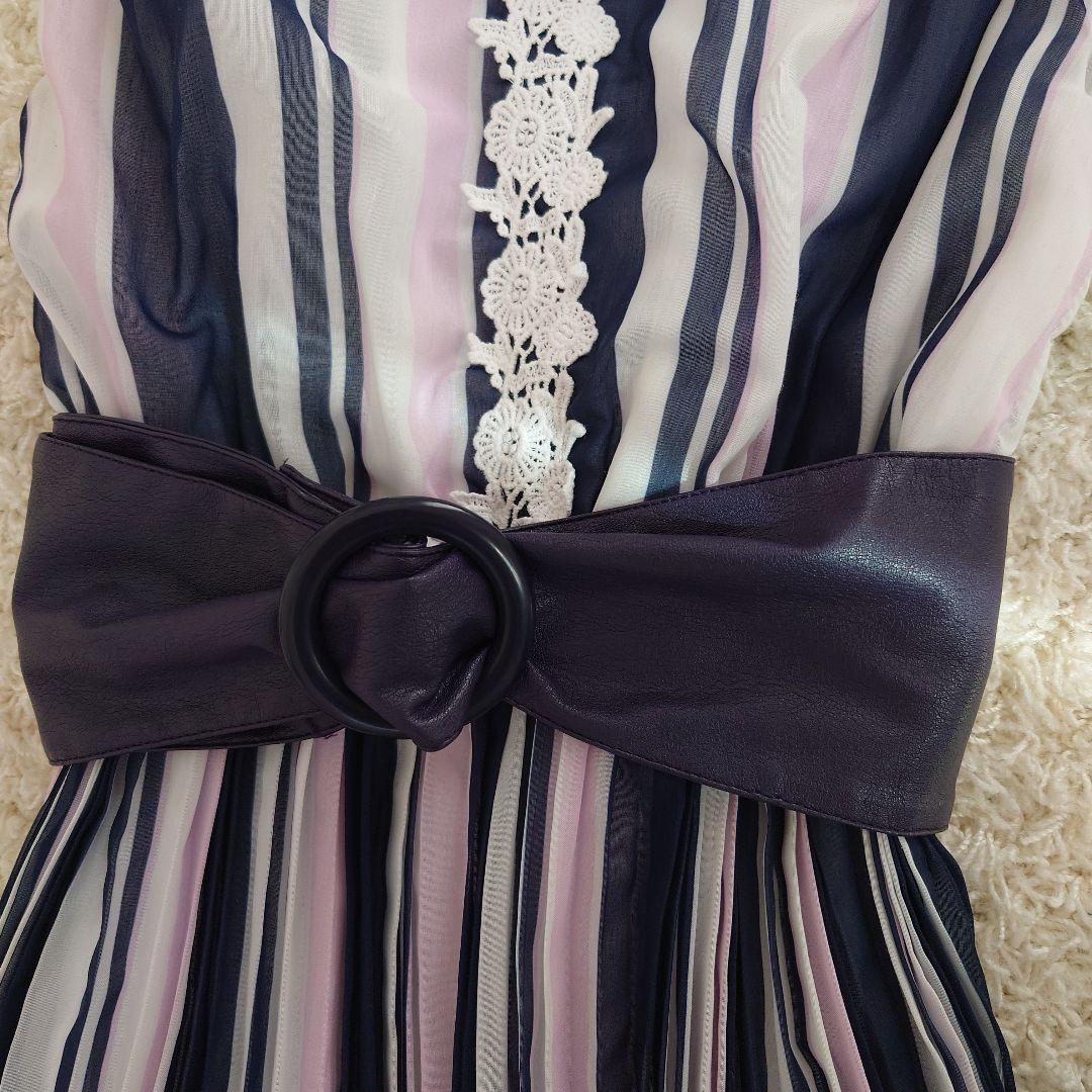 ANNASUI mini★シフォンワンピース130★フォーマルシューズセット