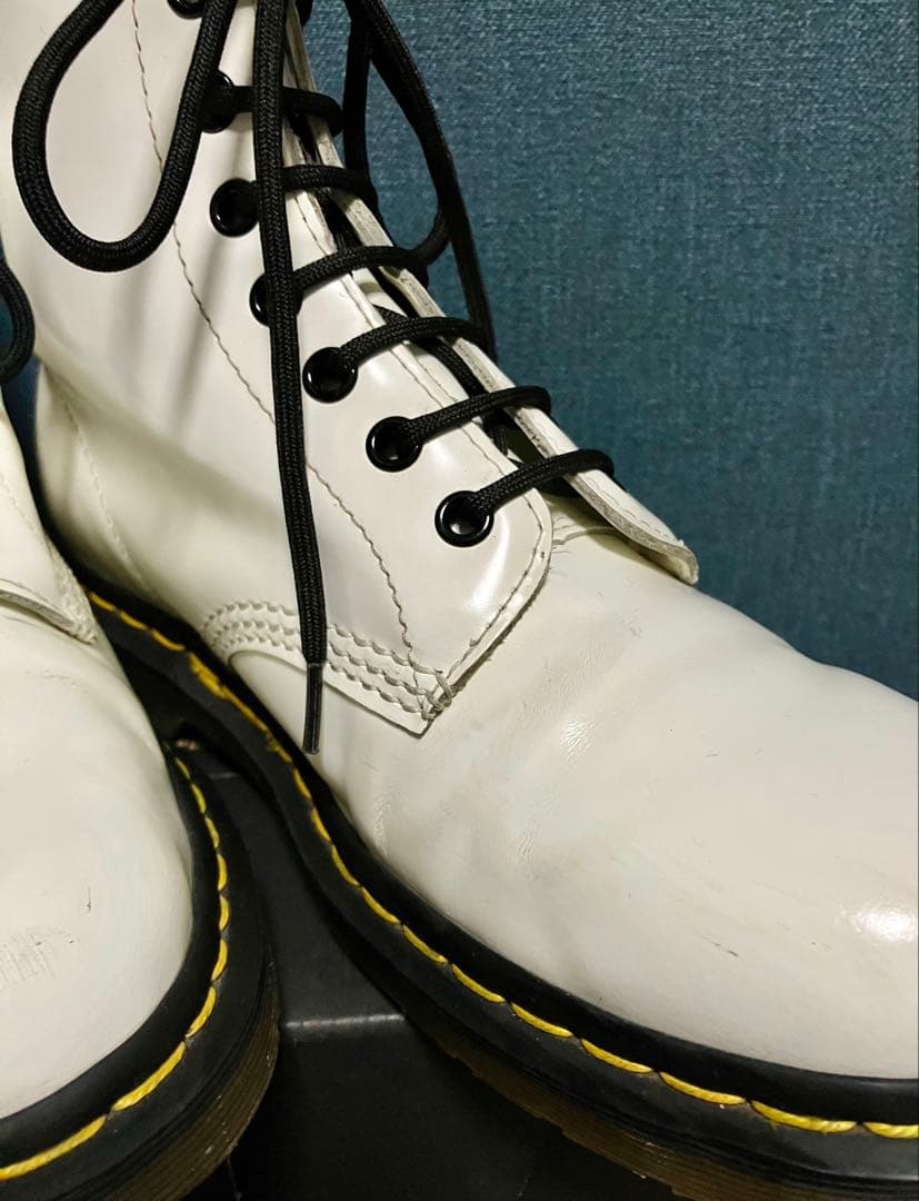Dr.Martens ホワイト8ホール UK7