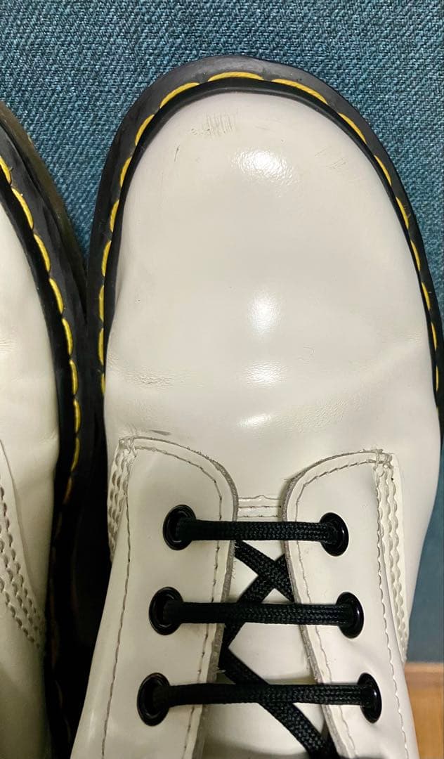 Dr.Martens ホワイト8ホール UK7