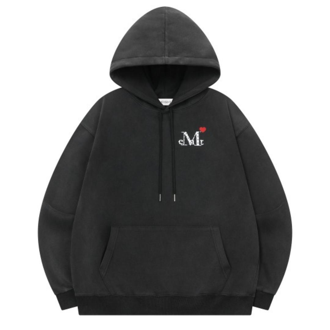 新品★MUCENT ムセント ラブリッツミニハートロゴフードパーカー