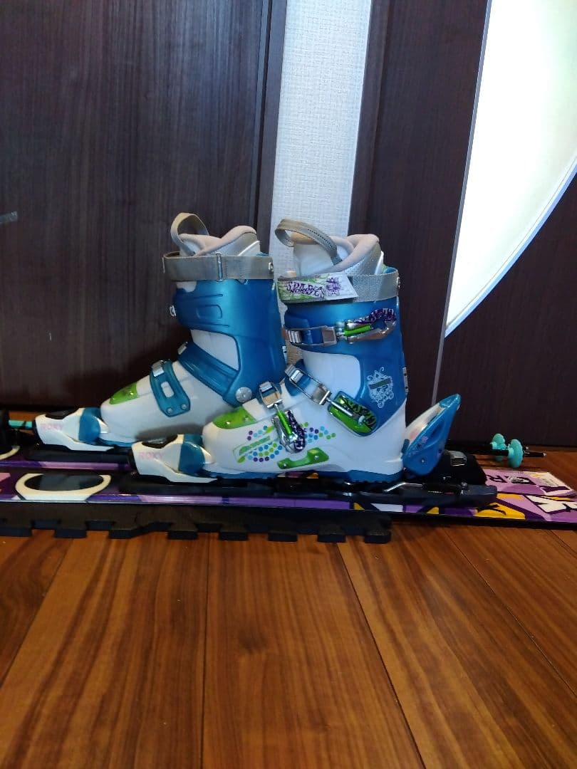 ♡女子に人気♡ROXY/学生・レディース用/スキーセット/メンテ・WAX済✔