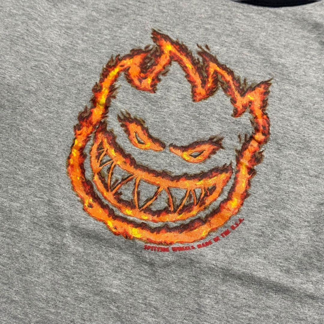 00s〜 \"Spitfire Wheels\" Raglan Print Tee