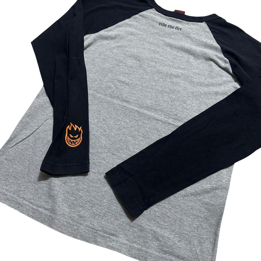 00s〜 \"Spitfire Wheels\" Raglan Print Tee