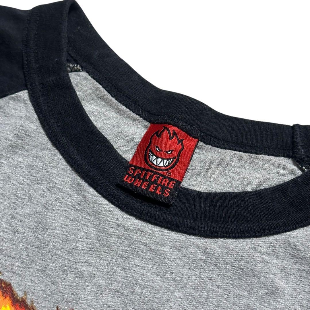 00s〜 \"Spitfire Wheels\" Raglan Print Tee