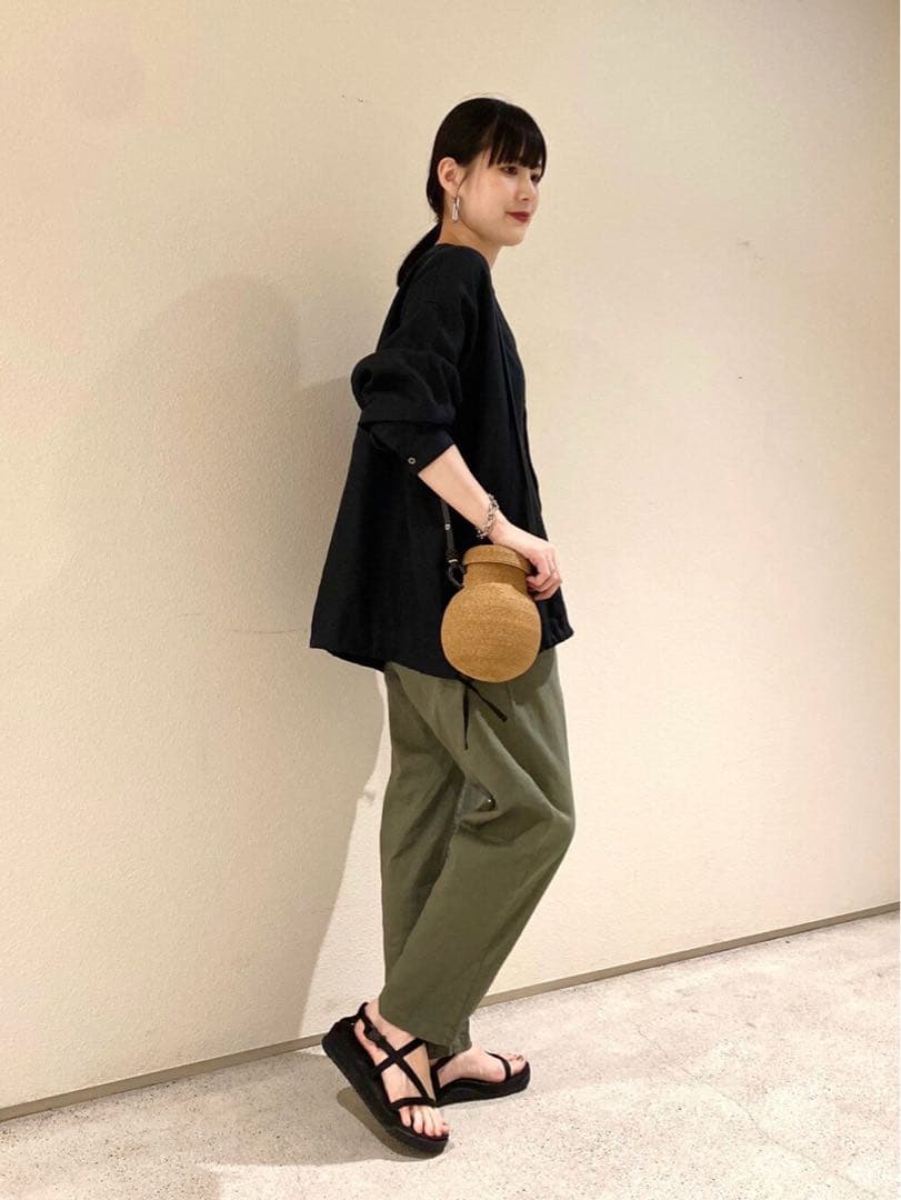 2024年購入 かぐれ コットンストレッチイージーパンツ 日本製 ウエストゴム